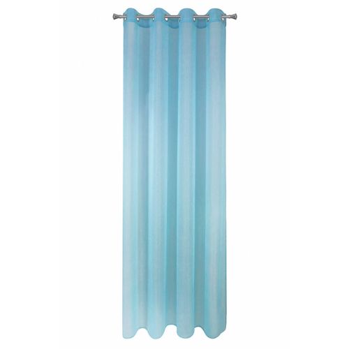 Firana gotowa na przelotkach REBECCA 140x250 Eurofirany niebieska na Arena.pl