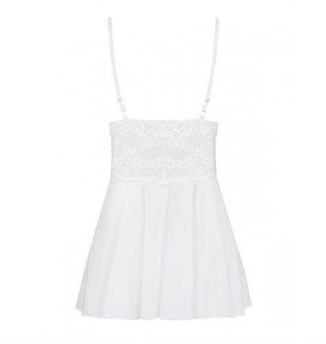 biała sex koszulka stringi komplet obsessive l/xl na Arena.pl