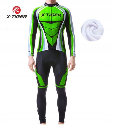 Bluza Kolarska Męska Z Ociepleniem Termoaktywna Wygodna Stylowa X-Tiger M na Arena.pl