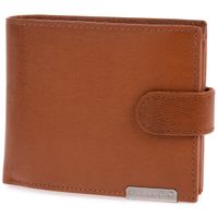 portfel męski ze skóry z rfid bellugio - koniakowy