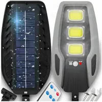 MOCNA LAMPA SOLARNA 1000W LED ULICZNA Z CZUJNIKIEM ZMIERZCHU I RUCHU +PILOT