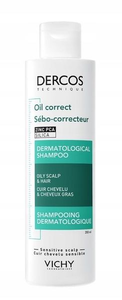 Vichy Dercos Technique Oil Control Szampon Do Włosów zdjęcie 2