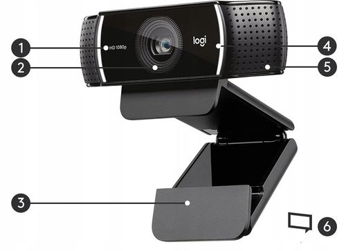 Logitech C922 Pro Strea m Webcam 960-001088 na Arena.pl