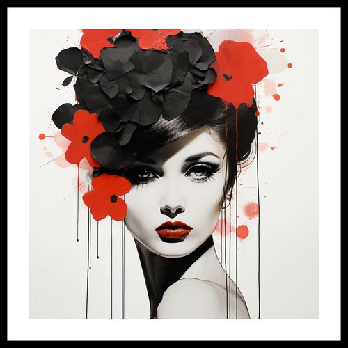 Plakat 40x40cm Kwiatowa Pasja na Arena.pl