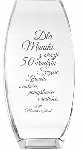 Wazon z grawer PREZENT dla Nauczyciela podziękowan na Arena.pl