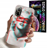 ETUI DO REALME C67 4G - Monroe MODNE KOBIECE WZORY + SZKŁO