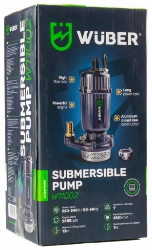 POMPA DO WODY BRUDNEJ CZYSTEJ ZANURZENIOWA SITKO 2100W + WĄŻ 1" 20M zdjęcie 6