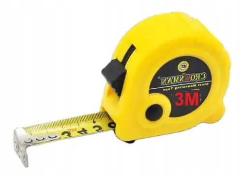 METRÓWKA MIARKA METR ZWIJANY 3m DWIE BLOKADY AUTOMATYCZNA TAŚMA MIARA na Arena.pl
