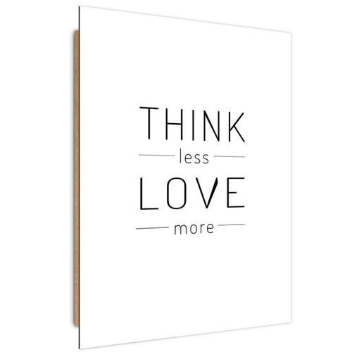 Deco Panel, Think less love more 30x40 na Arena.pl