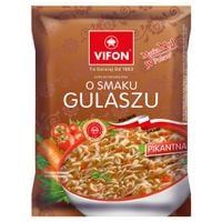 VIFON ZUPA BŁYSKAWICZNA zupka chińska o smaku GULASZU GULASZ 65g - PIKANTNA
