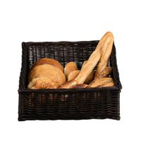 Wiklinowy Kosz Regałowy Malowany 48x52 H16/26 cm