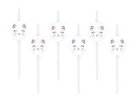 Słomki papierowe Kotek, 6 szt.