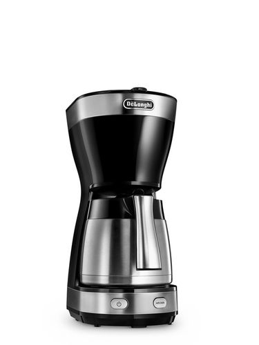 Przelewowy Ekspres do Kawy czarny termiczny dzbanek DeLonghi ICM16710 (P) na Arena.pl