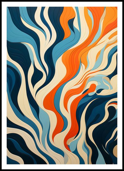 Plakat 70x100cm Oceaniczne Fale zdjęcie 3