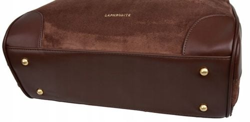 LAPHRODITE torebka damsk KLASYCZNA shopper na ramię ZAMSZ A4 na Arena.pl