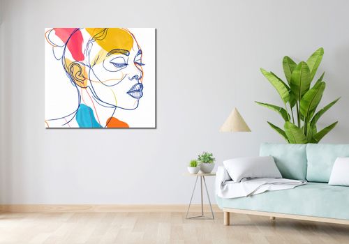 Obraz 100x90cm Wyrazy w Konturach na Arena.pl