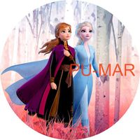 Opłatek na tort Urodziny Elsa Anna Kraina Lodu Frozen Tekst Gratis