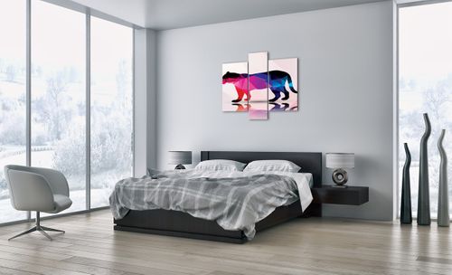 Obraz Na Płótnie - Pantera Rysunek - 95X80 Cm - Cb95X80-2808 na Arena.pl