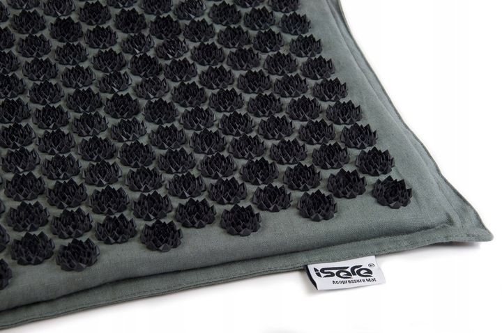 MATA DO AKUPRESURY Z KOLCAMI NATURALNA KOKOS GRYKA zdjęcie 8