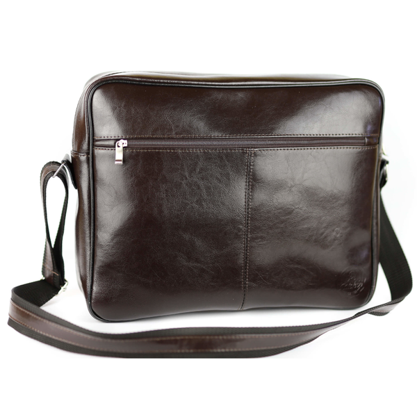 501 Torba młodziezowa laptop duży-brąz KEMER zdjęcie 1