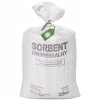SORBENT UNIWERSALNY 40L DO OLEJU, BENZYNY, ROPY, FARBY, SMARY 20KG