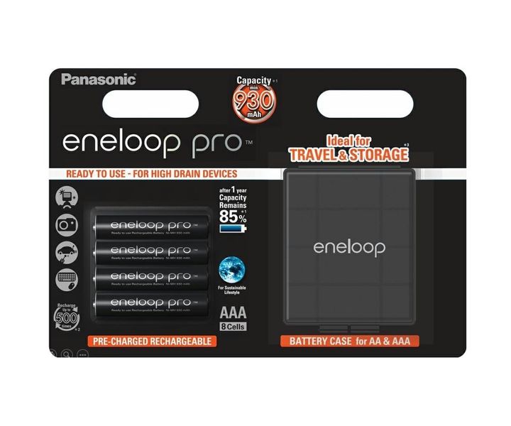 Panasonic Eneloop PRO R03/AAA 930 B4+box zdjęcie 1