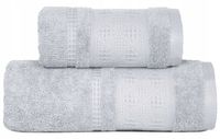 Ręcznik Hellada 70x130 bawełniany Greno popielaty