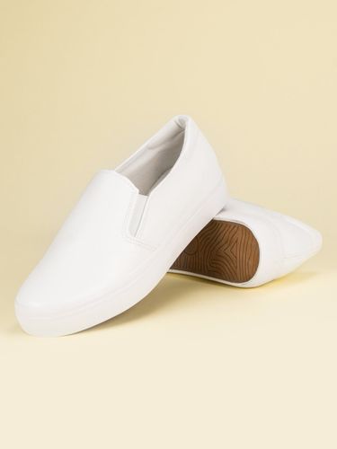 BIAŁE TRAMPKI SLIP ON Rozmiar - 41 na Arena.pl