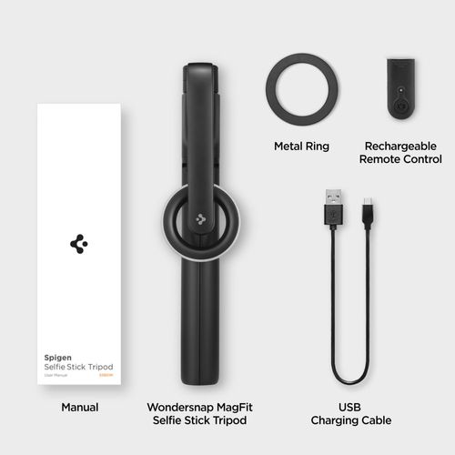 spigen s580w magsafe bluetooth selfie stick long tripod black na Arena.pl