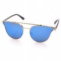 KOCIE OCZY Okulary DAMSKIE GLAM ROCK LUSTRZANKI PRZECIWSŁONECZNE