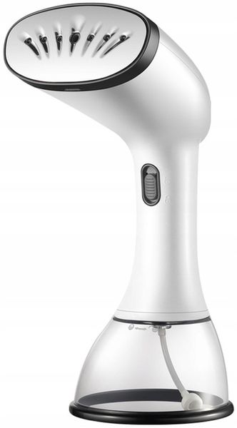 PAROWNICA DO UBRAŃ ŻELAZKO PAROWE STEAMER WHITE zdjęcie 2
