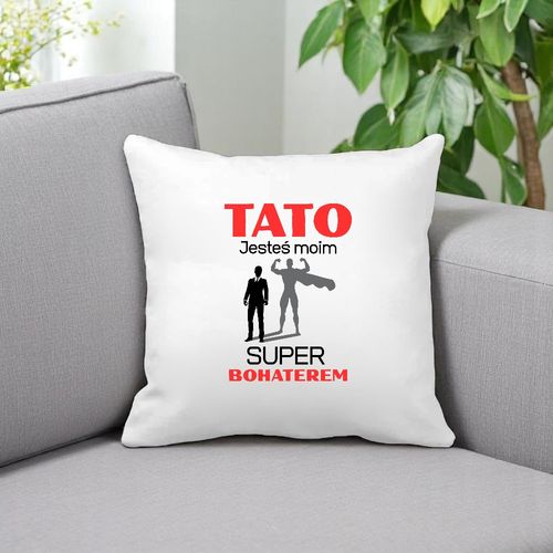 ZESTAW PODUSZKA I KUBEK ORYGINALNY PREZENT DLA TATY TEŚCIA DZIEŃ OJCA TATA na Arena.pl