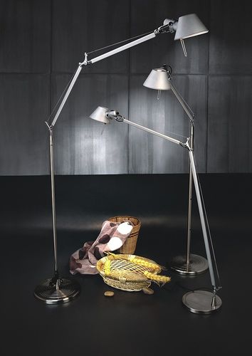 Lampa podłogowa stream floor - aluminium, stal na Arena.pl