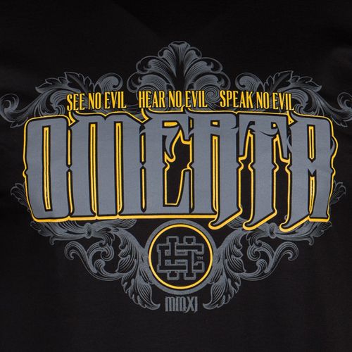 T-shirt OMERTA BASIC Rozmiar - M, Kolor - CZARNY na Arena.pl