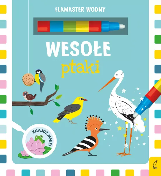 Flamaster wodny. Wesołe ptaki zdjęcie 1