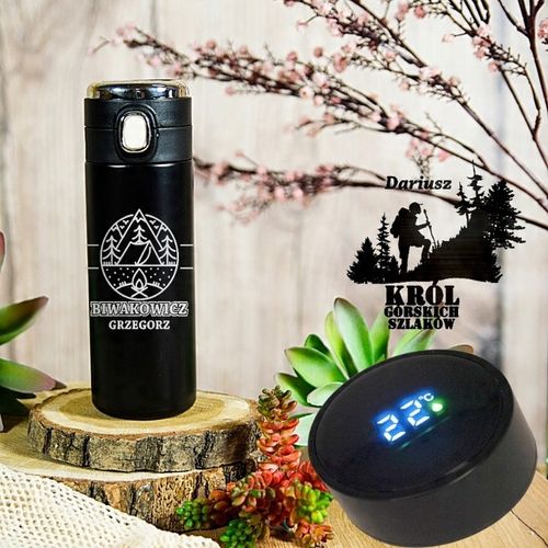 TERMOS KUBEK TERMICZNY na PREZENT dla NIEGO Taty Faceta Brata Wyświetlacz na Arena.pl