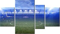 70CM 120CM OBRAZ 4 ELEM STADION ŚCIENNY