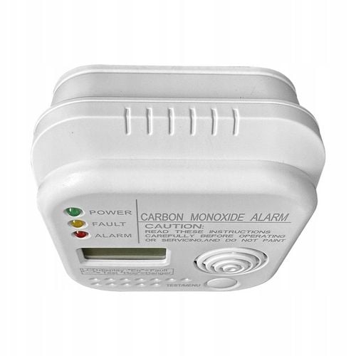 Bezprzewodowy czujnik gazu tlenku węgla czadu i dymu na baterię alarm na Arena.pl