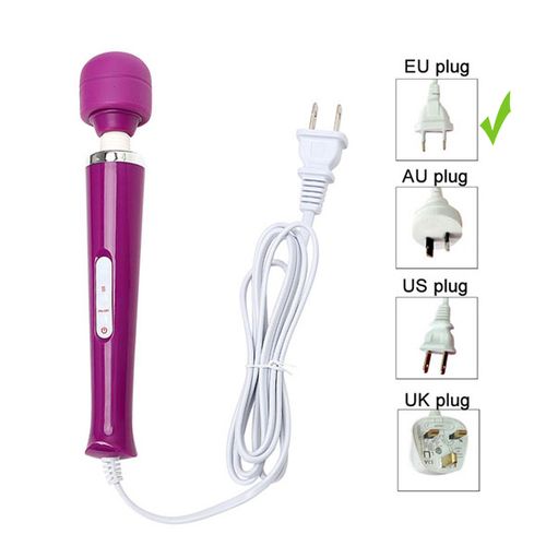 stymulator magic massager wand cable 110 240v white 10 function na Arena.pl