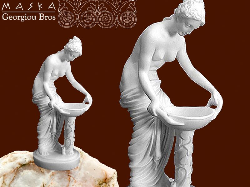Figura kobiety -alabaster grecki zdjęcie 1