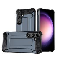 etui pancerne wzmacniane do samsung galaxy s24+ hybrid armor niebieskie