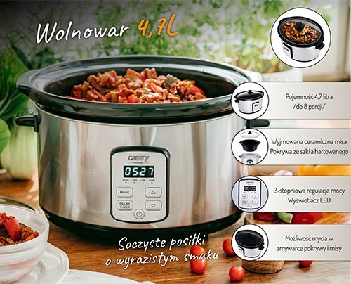 Wolnowar Camry CR 6414 4,7 l srebrny/szary 270 W na Arena.pl