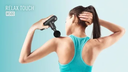 Masażer pistolet do masażu Teesa RELAX GUN MG50 4 głowice na Arena.pl