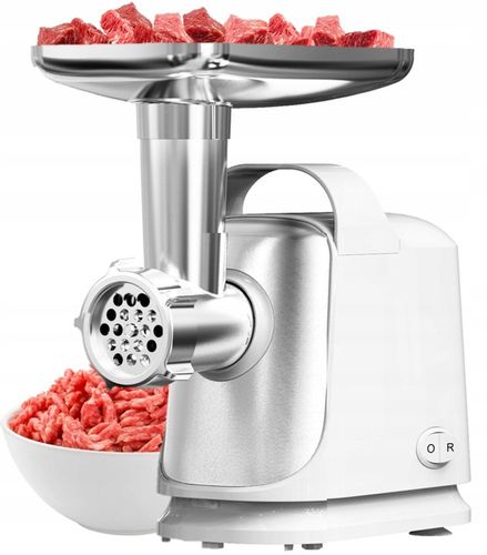 MASZYNKA DO MIELENIA MIĘSA ELEKTRYCZNA REWERS SZARPAK BIAŁA MOCNA 1300W na Arena.pl