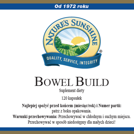 Nature's Sunshine Bowel Build 120 kaps. zdjęcie 2