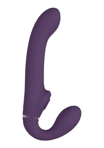 ai   dual vibrating & air wave tickler strapless strapon na Arena.pl