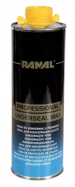 RANAL | Wosk do podwozia PROFESSIONAL [Brąz] 1L zdjęcie 1
