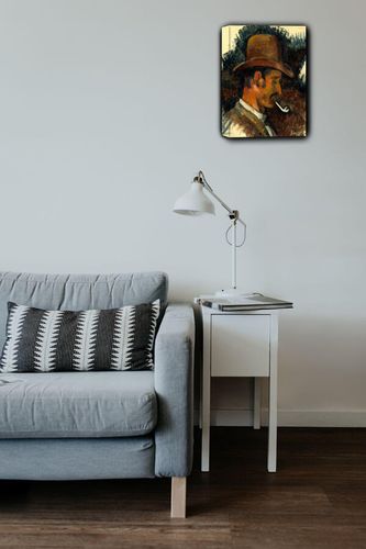 Man with Pipe, Paul Cézanne - obraz na płótnie 50x70 cm na Arena.pl