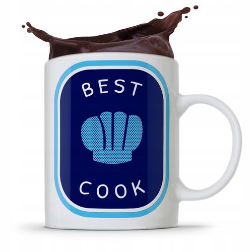 Kubek Prezent Dla Kucharza Kucharki Best Cook Z Nadrukiem Ze Zdjęciem na Arena.pl