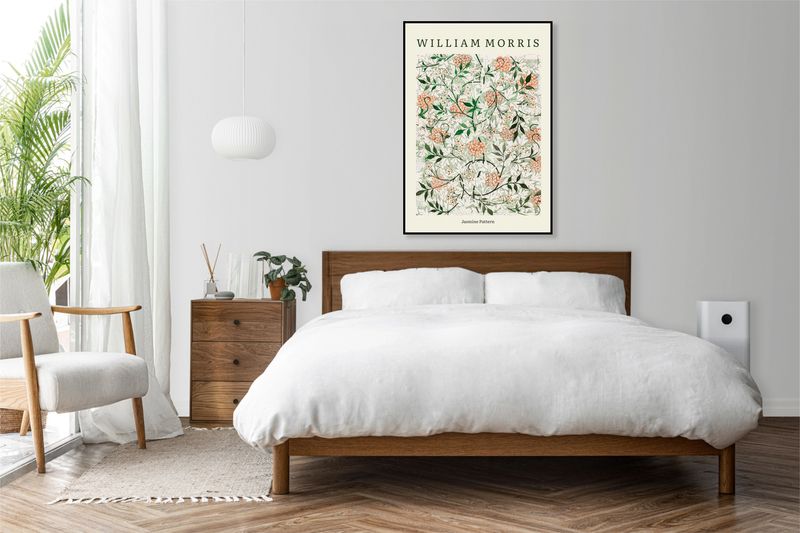 Obraz 40x60cm Design Jasmine Pattern, Morris Vintage do Salonu zdjęcie 3